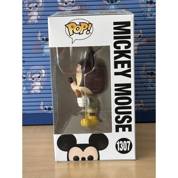 Walt Disney World 50th Anniversary Aloha Mickey Mouse Pop! Vinyl Figure - Picture 3 of 5